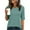 Mint Green #018, variant on Womens Half Sleeve Tops Crewneck Shirts Basic Fit Tee Trendy 2026 Spring Summer Business Casual T-Shirts Mint Green XL