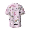 thumbnail image 2 of Disketp Men's Hawaiian No Drama Llama Print Shirts Button Down Holiday Beach Shirts-3X-Large, 2 of 7