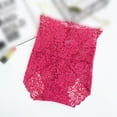 thumbnail image 5 of KHONTS High Waisted Underwear for Women Seamless Panties Breathable Lace Tummy Control Briefs Hot Pink S, 5 of 6