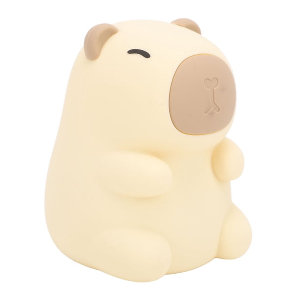 Lámpara De Guardería De Animales, Luz Nocturna De Capibara RGB Suave Y Elegante Que Cambia De Color, Recargable Para Niños Y Niñas Para Dormitorio