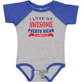thumbnail image 3 of Inktastic Puerto Rico Love My Puerto Rican Family Boys or Girls Baby Bodysuit, 3 of 5