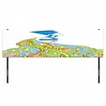 thumbnail image 3 of Egyptian Print Headboard, Contemporary Illustration of Egyptian Woman Pharaoh with Her Crown Queen, Upholstered Decorative Metal Bed Headboard with Memory Foam, King Size, Multicolor, by Ambesonne, 3 of 4