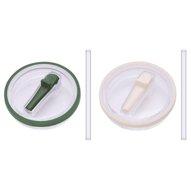 Tapa Abatible Con Pajita para 40Oz A Prueba Derrames Repuesto (oscuro) Verde