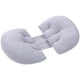 thumbnail image 1 of Almohada del embarazo del oído para las mujeres embarazadas, almohada suave del cuerpo del embarazo, parte posterior, cadera, ayuda de la pierna, y almohada del embarazo con la caja ajustable, 1 of 5