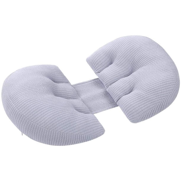 Almohada del embarazo del oído para las mujeres embarazadas, almohada suave del cuerpo del embarazo, parte posterior, cadera, ayuda de la pierna, y almohada del embarazo con la caja ajustable