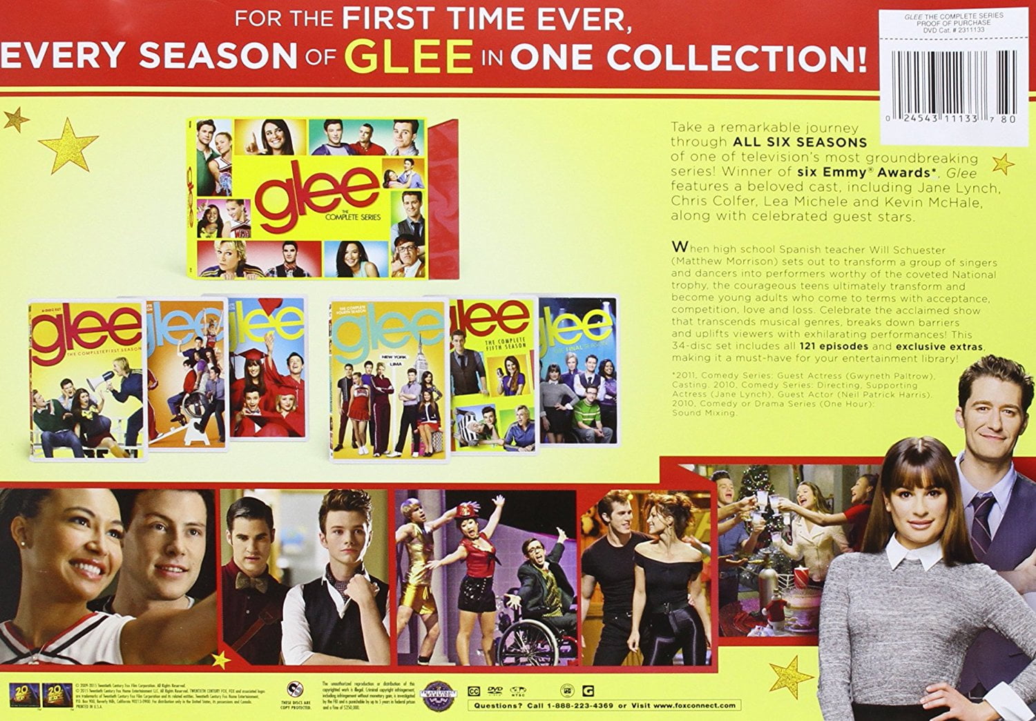 Glee: Complete Series, All Six Seasons, Drama, Comedy, Music