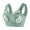 Green, variant on Wancir Lace Bra No Steel Ring Fixed Cup Collection Side Breast Traceless Push Up Bra Shaping Bra for Elderly Women