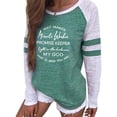thumbnail image 2 of SNKSDGM Chemises à Manches Longues pour Femmes Plus Chemises Blanches à Manches Longues pour Femmes Chemises Courtes Décontractées à Col Rond Imprimé Décontracté T-Shirt Décontracté à Manches Longues m, 2 of 4