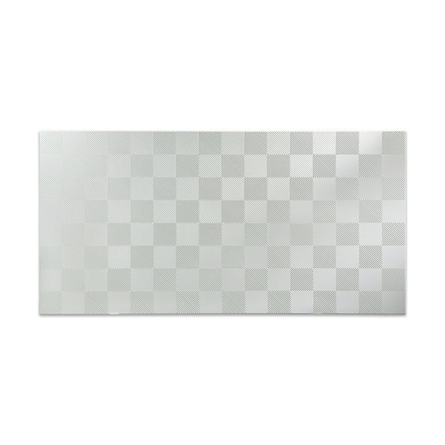FASÄDE Easy Installation Quattro Gloss White Wall Panel (4' x 8' Panel)