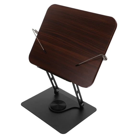 Milisten Rotatable Book Stand Book Reading Stand Desktop Reading Rack Reading Book Stand Multi-Function Book Rack Table Reading Book Holder