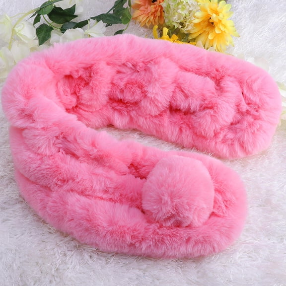 Healifty Plush Scarf for Women, Soft Collar Scarf for Everyday Wear, Cozy and Stylish Winter Accessory