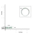 thumbnail image 6 of ANGARA Natural Nature Inspired Round Emerald & Diamond Vine Ring in 14K White Gold for Women (Size-1.3mm) | May Birthstone, Birthday, Anniversary, Jewelry Gift for Women | Natural Emerald Ring, 6 of 10