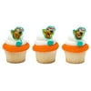 Scooby Doo Cupcake Rings - 24 ct