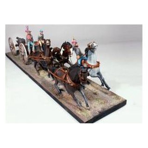Confederate Army Horse Drawn Field Artillery Plastic Model Kit