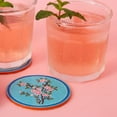 thumbnail image 3 of Blue Spring Floral Coaster Set with Box, 3 of 4