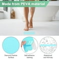 thumbnail image 2 of Uxcell 24 PCS Anti Slip Shower Stickers Blue Bathtub Non-Slip Stickers for Safety, 2 of 7