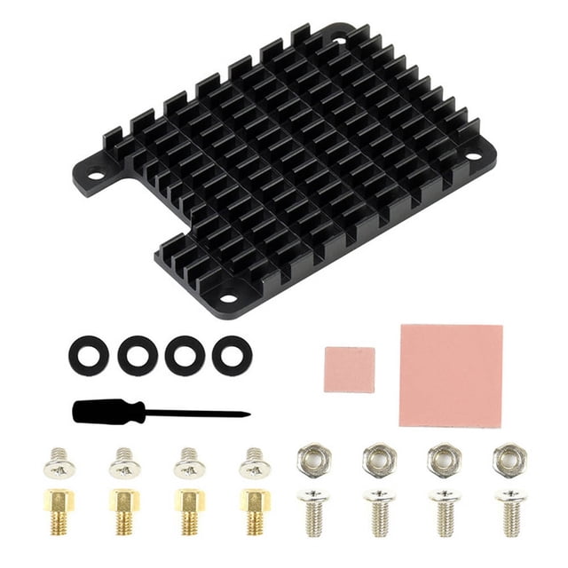 Disipador de calor de aluminio con muescas para disipación de calor de antena para Raspberry Pi WDOplteas Para estrenar