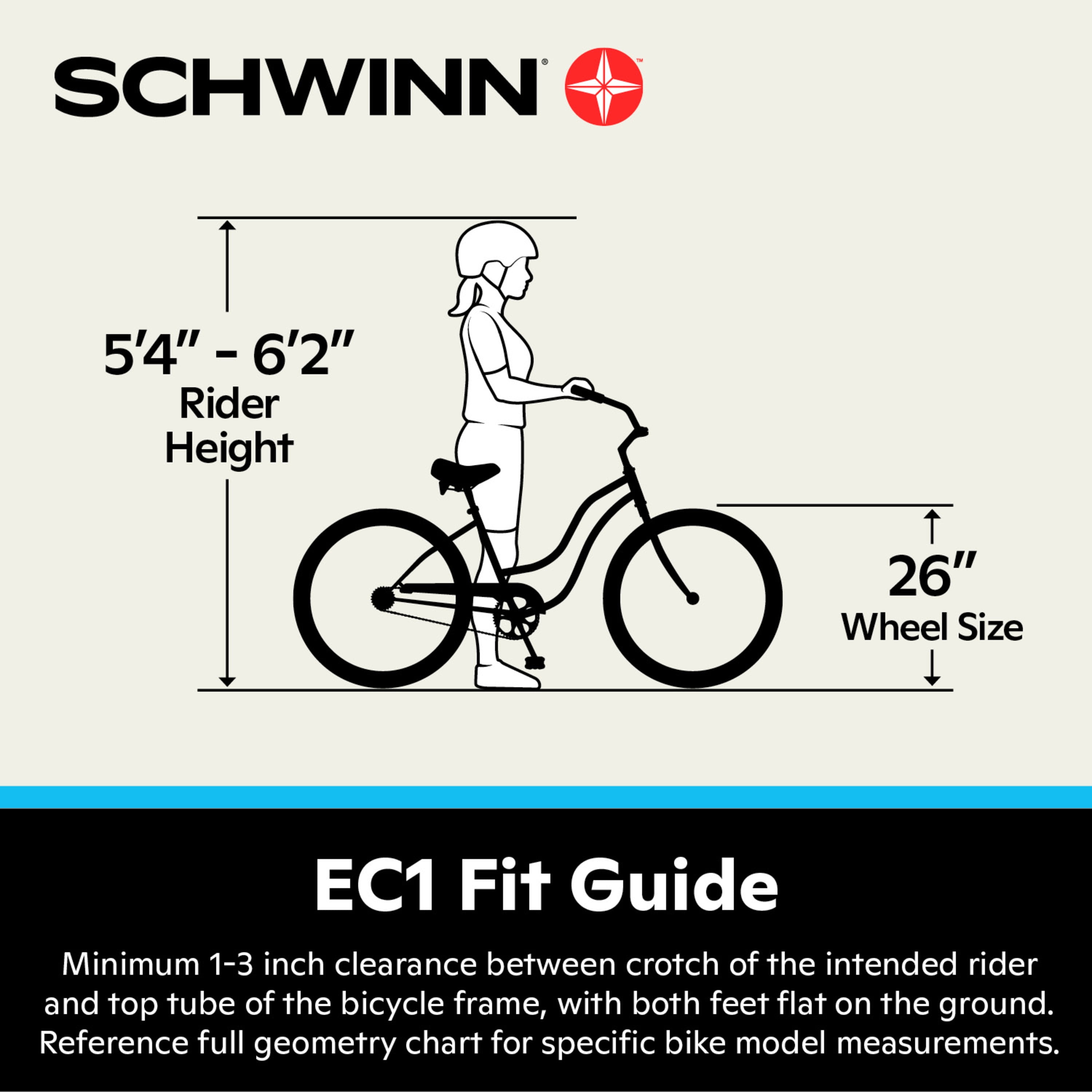 Schwinn 26 in. EC1 Low Step Unisex Cruiser Electric Bike for Adults Throttle Gray Ebike 250w Motor