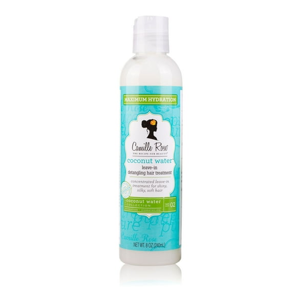 Camille Rose Naturals The Coconut Water Collection Leave-In Detangling Hair Treatment, 8 oz., Liquid