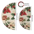 thumbnail image 5 of Yayeee Christmas Tree Skirt 47 inches for Xmas Tree Holiday Party Decoration, Christmas Poinsettia, 5 of 6