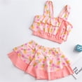 thumbnail image 2 of Girls Swimsuits Girls Swimsuit with Shorts Teen Girl Bathing Suits 2 Piece Kids Bathing Suits for Teen Girls 10-14Years Girls Fashion, 2 of 5