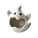 thumbnail image 5 of Figura de fantasma, estatua decorativa de Halloween, portavelas de cerámica para té Blanco, 5 of 9