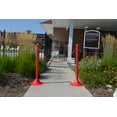 thumbnail image 2 of Red Stanchions 2 IN Dia Pole 6 Pk, 2 of 2