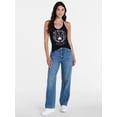 thumbnail image 2 of Hello Kitty & Friends Women's Kuromi Graphic Print Halter Top, Sizes XXS-XXL, 2 of 5