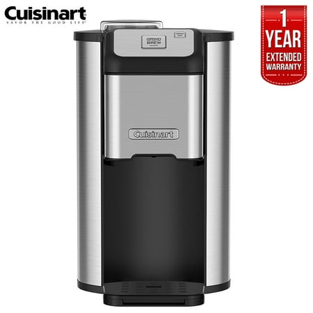 Cuisinart DGB-1FR Single Cup Grind and Brew Ground Coffee Maker (Certified Refurbished) with 1 Year Extended