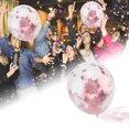 thumbnail image 3 of Globos de Confeti de Látex 12 Pulgadas Zhivalor Decoración Fiesta Cumpleaños Boda Estrella de Oro Rosa, 3 of 7