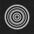 thumbnail image 1 of Ahgly Company Machine Washable Indoor Square Transitional Night Black Area Rugs, 8' Square, 1 of 7