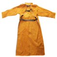 thumbnail image 2 of Delantal de soldadura Piel de vacuno s para proteger Ropa protectora Ropa Soldador Cuero duradero Protección con larga Amarillo 120x65cm, 2 of 8