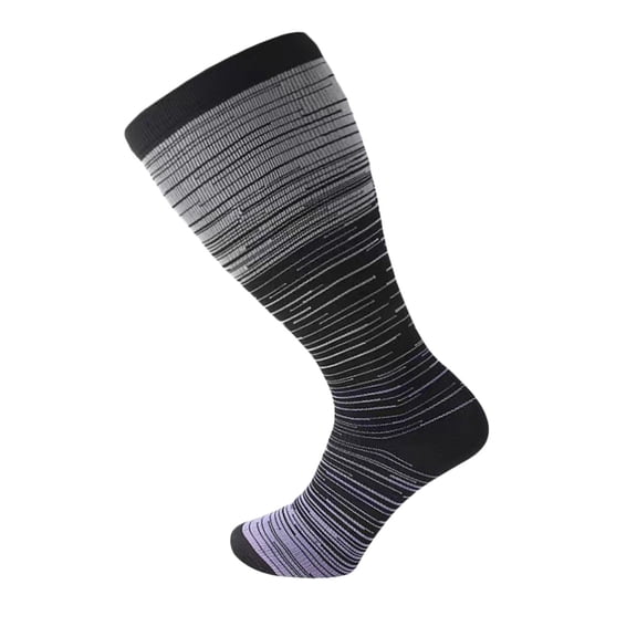 Fewfanhot Unisex Plus Size Sports High Socks - Solid Color Nylon Moisture-Wicking Socks, Cushioned Support Socks for Running Fitness