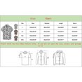 thumbnail image 3 of Camisa De Botones Para Hombre Impreso cuello pecho corto solo casual verano Turndown camisas hombres manga hombres camisas (White, 3XL), 3 of 7