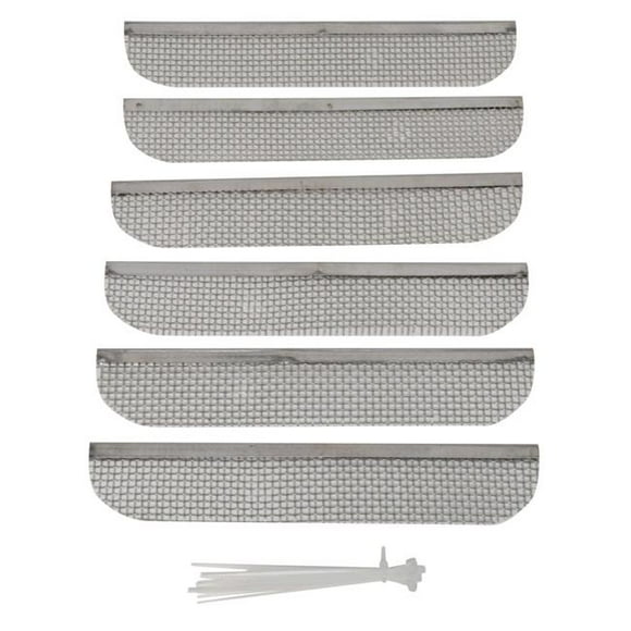 1.5 x 8.1 in. RV Bug Screen for RV Fridge Vents, Carded