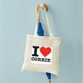 thumbnail image 4 of CafePress - I Love Corrie Tote Bag - Unisex Canvas Tote Bag, Beige, 1-Piece, 4 of 6