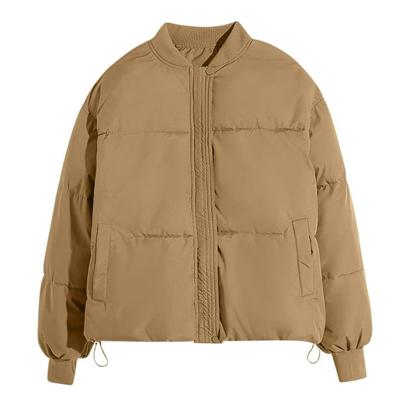 Viikei Winter Coats for Women Women Warm Pocket Coat Turn Down Collar Long Jacket Winter Down Parkas