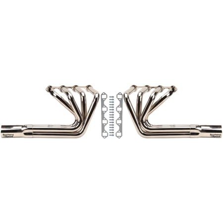 Southwest Speed Chrome-Plated T-Bucket Fenderless Roadster Headers Small Block Ford 260 289 302 351 Windsor Ford Gt40P Heads 32 Ford Model A