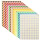 thumbnail image 3 of 20 hojas de pegatinas de puntos de colores, etiquetas redondas de codificación por colores, etiquetas de clasificación, etiquetas adhesivas de puntos, 3 of 6