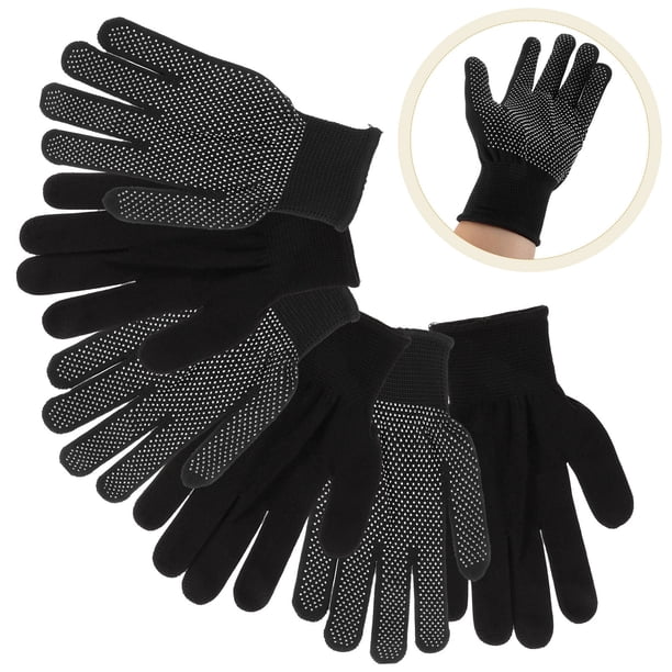 unbranded 3Pares Guantes Protectores De Nylon Antideslizantes Para Trabajo Exterior Y