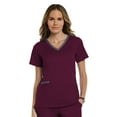 thumbnail image 1 of Maevn MATRIX Haut de Blouse Médicale à Col en V Double Contraste pour Femmes [TTP - 3TG, Livraison Gratuite], 1 of 1