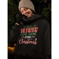 thumbnail image 2 of All Hearts Come Home Christmas Sweatshirt Women -Smartprints Designs, Female 5X-Large, 2 of 4