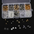 thumbnail image 3 of jifeng Boxed Earring Back Earring Backing Kit 550pcs 10 styles gold and silver, 3 of 9