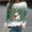 Green, variant on Tetras Women 2024 Fall Top,Christmas Women Fashion Casual Print Round Neck Loose Long Sleeve Tops,Blouse Sweatshirts