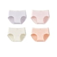 thumbnail image 4 of shoper Teen Girls' Underwear Soft Fabri Comfort Fit for Growing Girls Everyday Back to School Wear (4-Pack Set) Light Pink S, 4 of 4