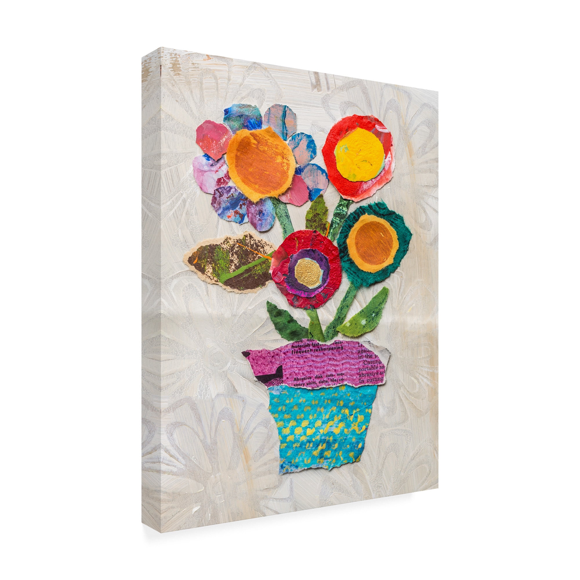 Trademark Fine Art 'Flower Pot I' Canvas Art by Elizabeth St. Hilaire