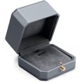 thumbnail image 1 of Caja de cuero de primera calidad para colgantes de collares, vitrina, caja de regalo para joyas para cumpleaños y aniversario, 1 of 5