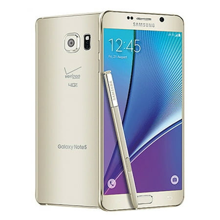 Samsung Galaxy Note 5 N920V 32GB Verizon CDMA 4G LTE Octa-Core Phone w/ 16MP Camera - Gold (Used)