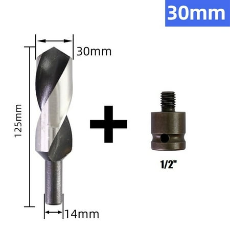

14mm Shank 14-35mm with Adapter Carbon Steel Drill Bit Drill For Electric Wrench