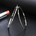 thumbnail image 4 of YYKihy 925 Sterling Silver Earrings For Women Full Dangle Round Hoop Earrings For Her, 4 of 8